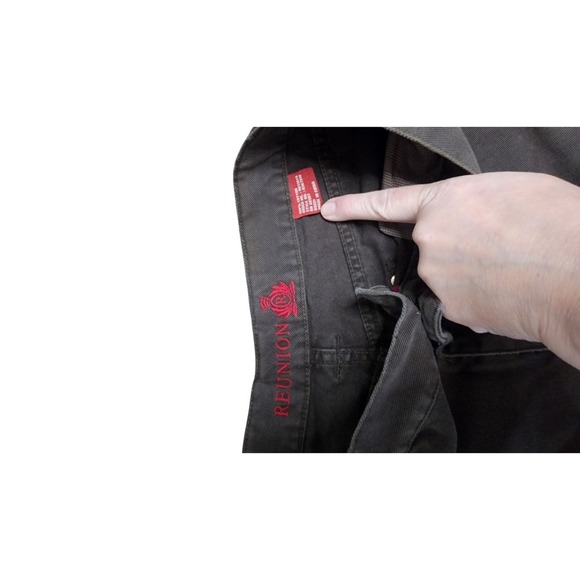 Reunion Bootcut‎ Jeans Mens 36x32 Brown Denim Casual Classic - Picture 3 of 8